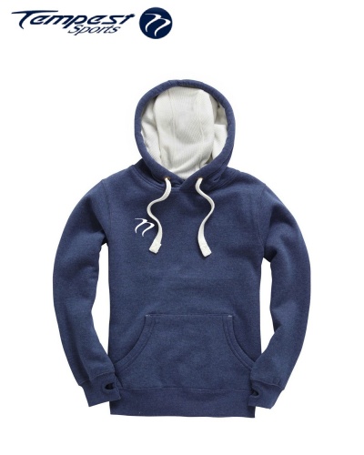 Tempest Heavyweight Hoodie - Navy Melange